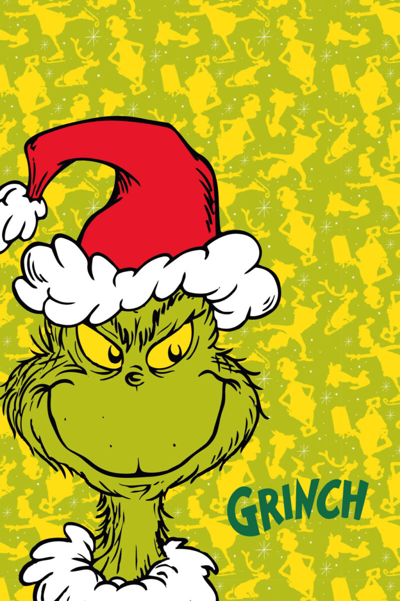 The Grinch Holiday Grump polar fleece blanket 100×150 cm 6032335