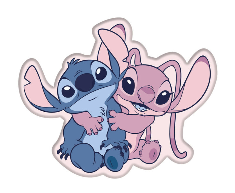 Disney Lilo & Stitch Hug Διακοσμητικό Μαξιλάρι Ειδικού Σχήματος 35×30 cm 5905250