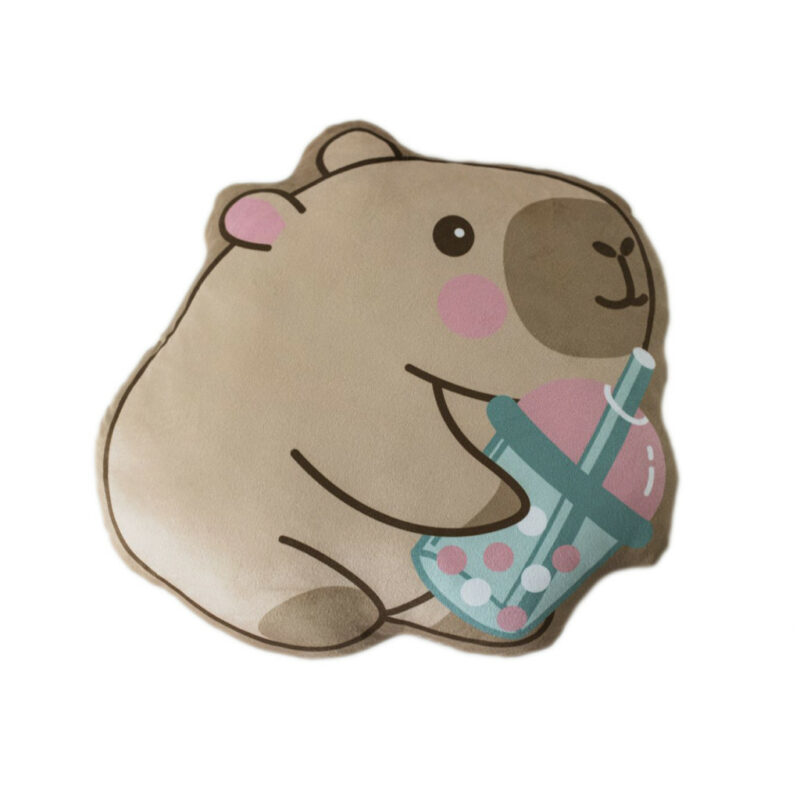 Capybara Drink Διακοσμητικό Μαξιλάρι 35×33 cm 5905259