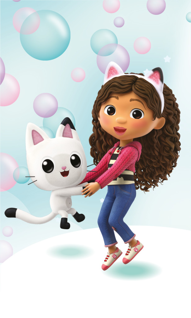 Gabby’s Dollhouse Bubbles Παιδική Πετσέτα Χεριών – Προσώπου 30×50 cm 5896527