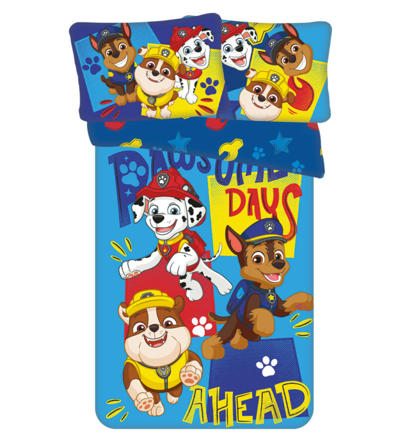 Paw Patrol Days Ahead Βρεφικό Βαμβακερό Σετ Παπλωματοθήκης 2 Τεμαχίων 100×135 και 40×60 cm 5899631