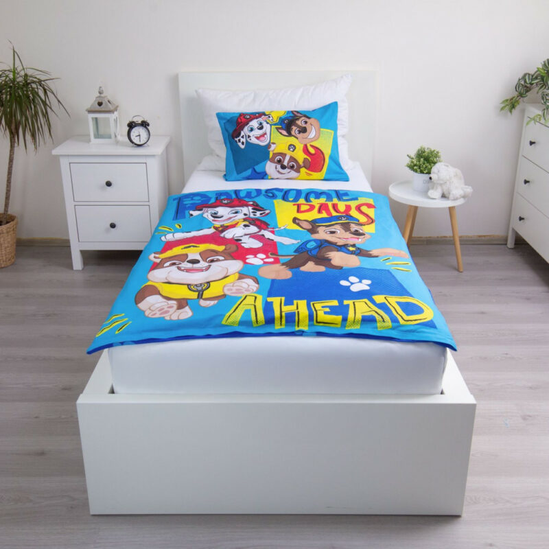 Paw Patrol Days Ahead Βρεφικό Βαμβακερό Σετ Παπλωματοθήκης 2 Τεμαχίων 100×135 και 40×60 cm 5899632