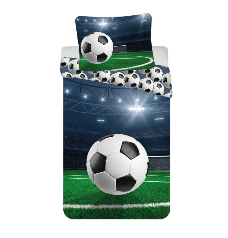 Football Stadium Light Σετ Μονή Παπλωματοθήκη Βαμβακερή 2 Τεμαχίων 140×200 και 70×90 cm 5899206