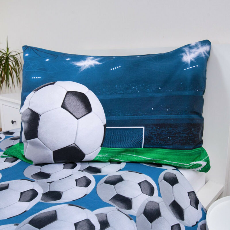 Football Stadium Light Σετ Μονή Παπλωματοθήκη Βαμβακερή 2 Τεμαχίων 140×200 και 70×90 cm 5899211