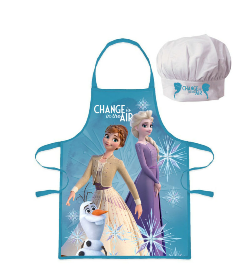 Disney Frozen White Snowflake children’s apron 2-piece set 6032339