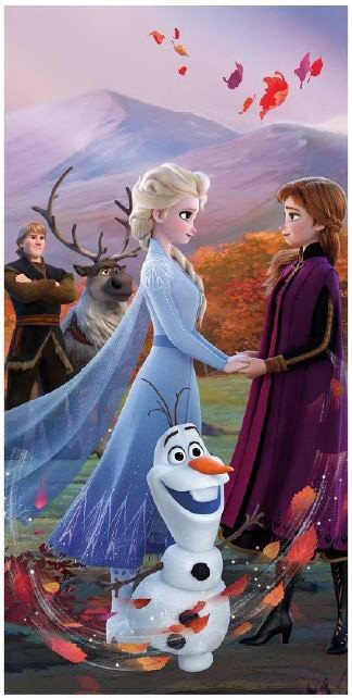 Disney Frozen Wind Πετσέτα Μπάνιου & Θαλάσσης 100% Βαμβάκι 70×140 cm 5898183