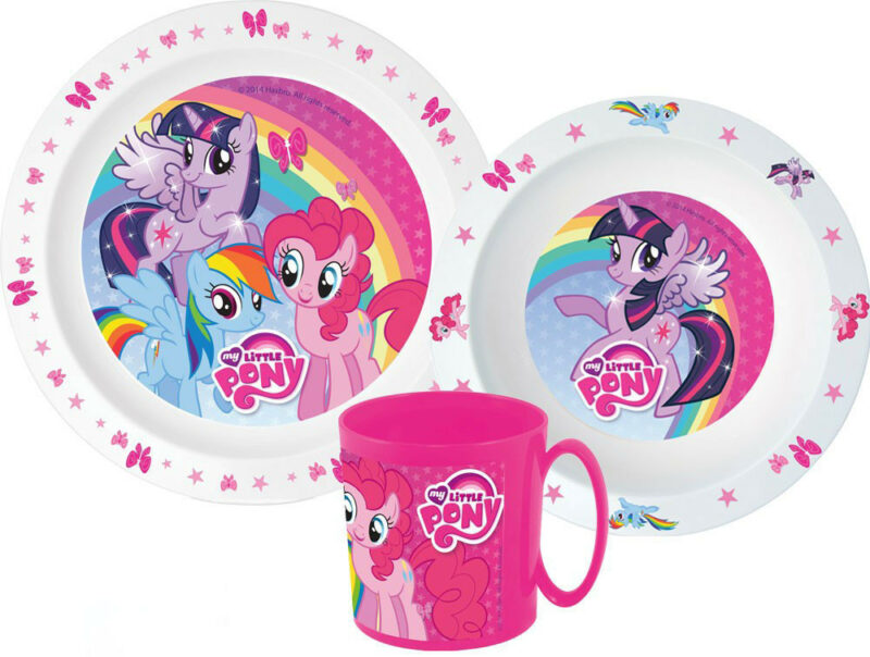 My Little Pony Pink Παιδικό Σετ Φαγητού 3 Τεμαχίων 350 ml Χωρίς BPA 5895251