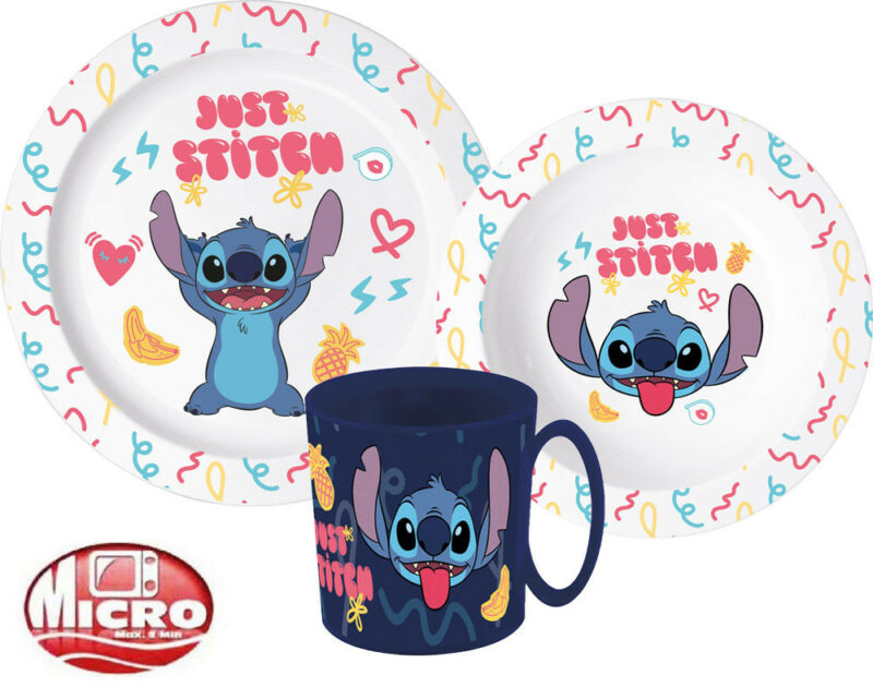 Disney Lilo & Stitch Palms Παιδικό Σετ Φαγητού 3 Τεμαχίων 350 ml Χωρίς BPA 5927399