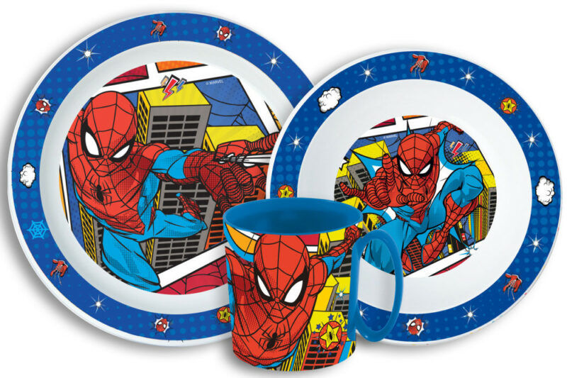 Spiderman Grid Παιδικό Σετ Φαγητού 3 Τεμαχίων 350 ml Χωρίς BPA 5895333