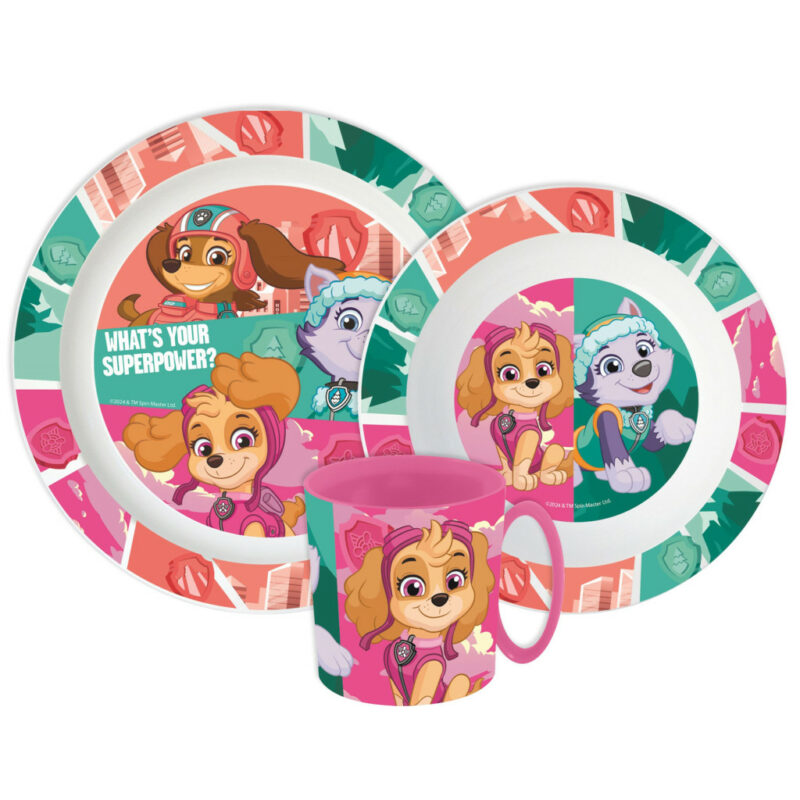 Paw Patrol Superpowers Παιδικό Σετ Φαγητού 1 Τεμαχίων 390 ml Χωρίς BPA 5895301