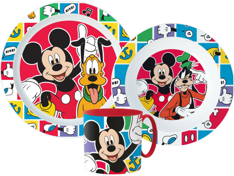 Disney Mickey Better Together Παιδικό Σετ Φαγητού 3 Τεμαχίων 265 ml Χωρίς BPA 5895237