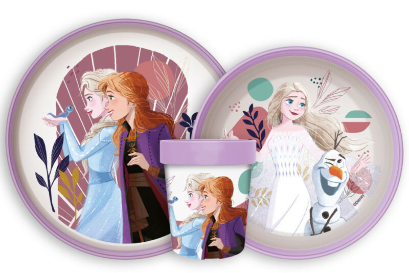 Disney Frozen Journey Παιδικό Σετ Φαγητού 3 Τεμαχίων 260 ml Χωρίς BPA 5927395