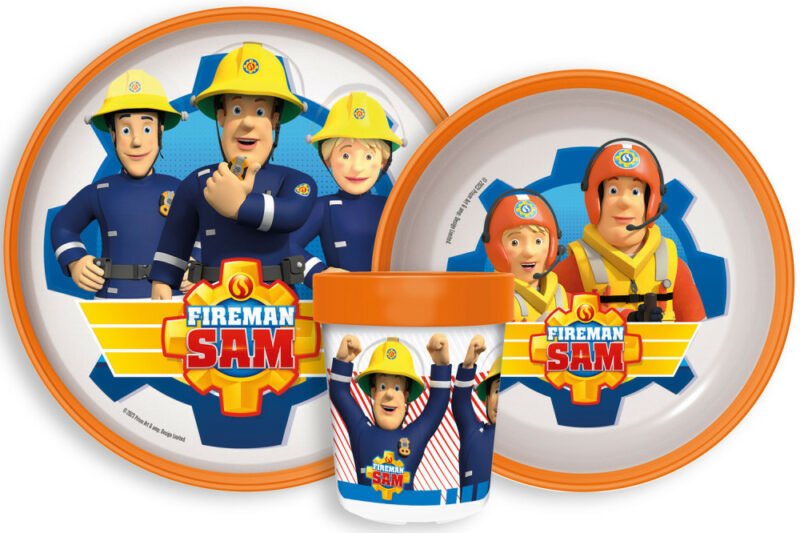 Fireman Sam Rescue Mission Παιδικό Σετ Φαγητού 1 Τεμαχίων 260 ml Χωρίς BPA 5895345