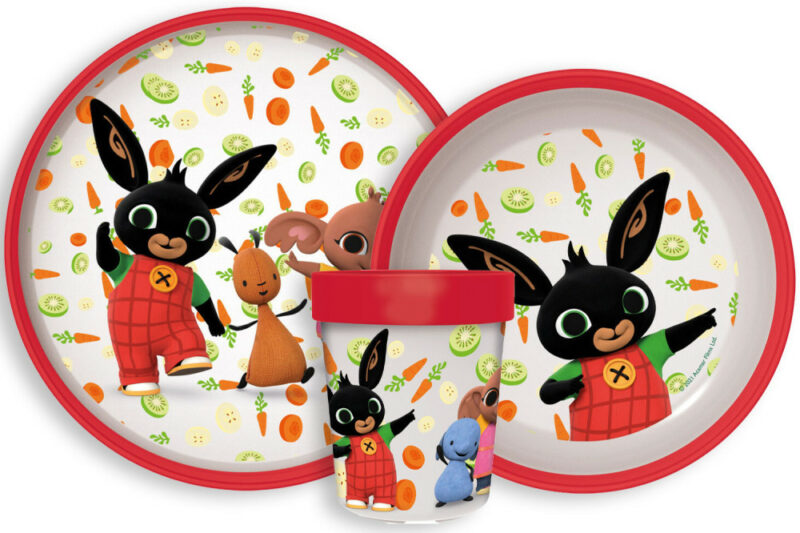 Bing Happy Carrots Παιδικό Σετ Φαγητού 3 Τεμαχίων 260 ml Χωρίς BPA 5900939