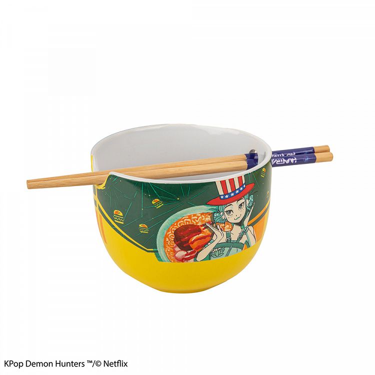 KPOP-Ramen-Bowl-Chopsticks-Zoey-Hamburger-Product2-4895205625952-CR4422 6059095
