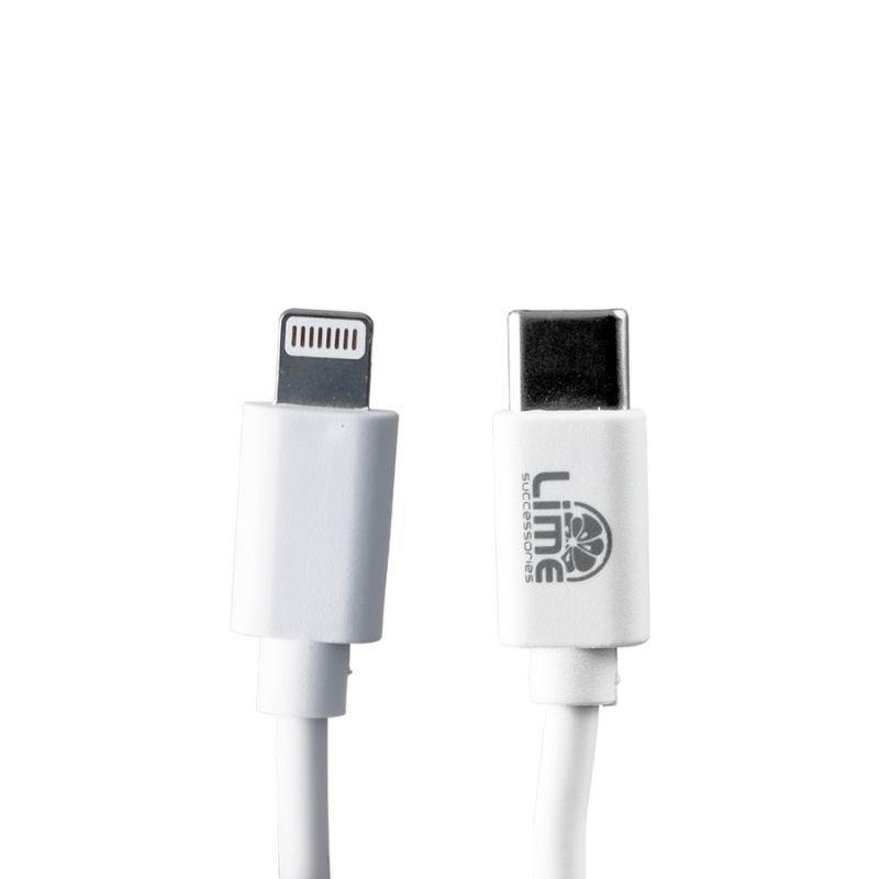 Lime LCL02 Λευκό Kαλώδιο USB Type-C σε Lightning 4.0A 3825614