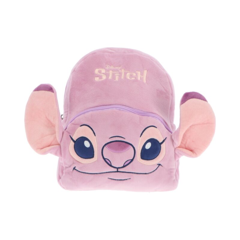 Disney Lilo & Stitch Angel Λούτρινο Παιδικό Σακίδιο Πλάτης 24 x 8 x 30 cm 5900488