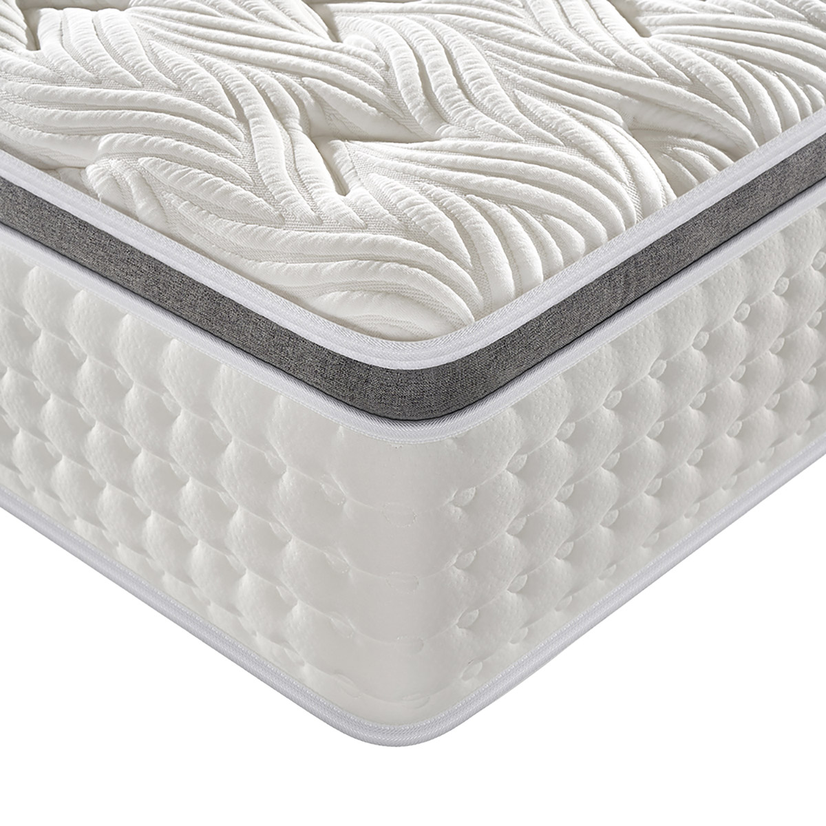 Beauty Home Στρώμα Luxe King Size 180x200x36 Λευκό
