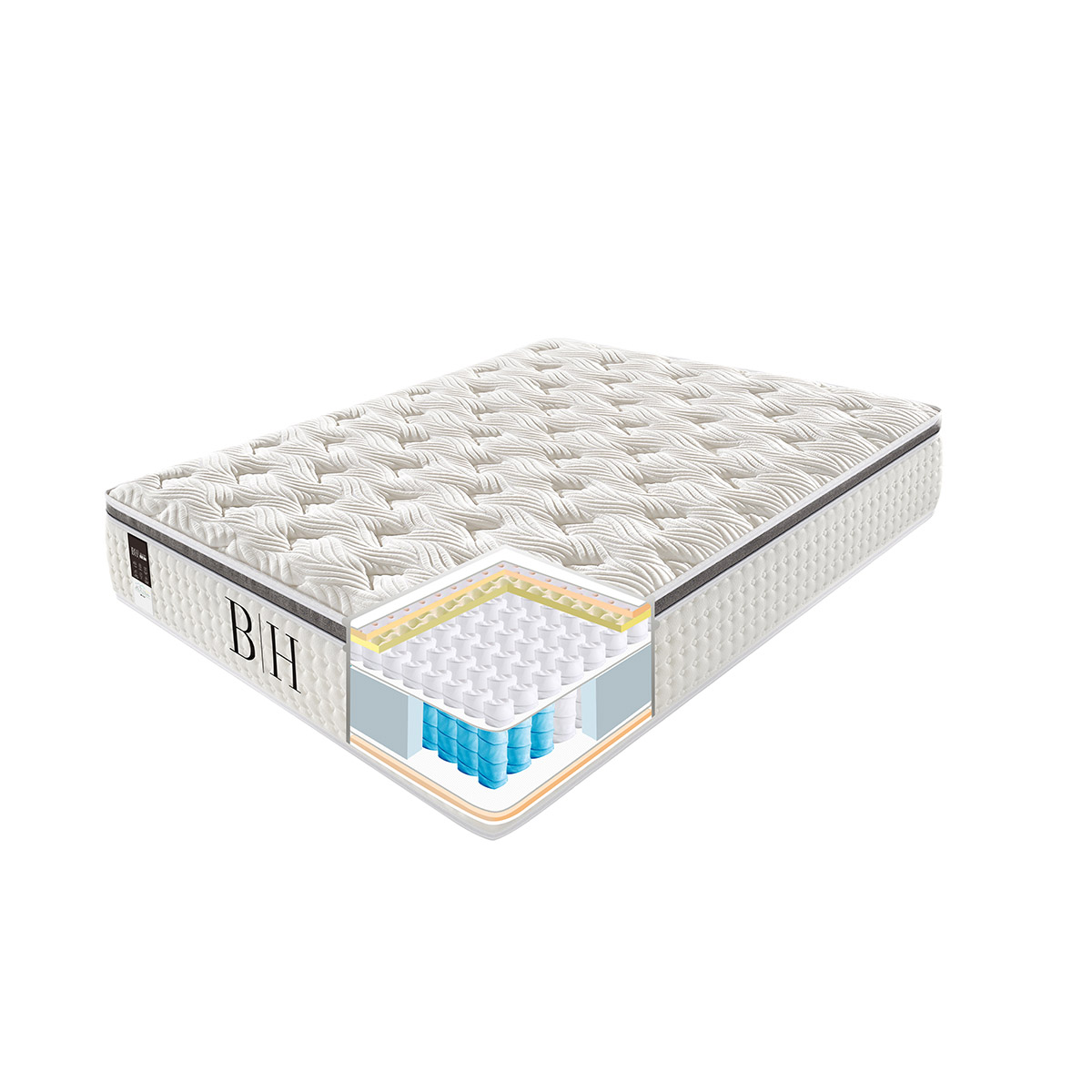 Beauty Home Στρώμα Luxe King Size 180x200x36 Λευκό - Image 7