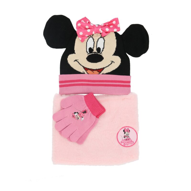 Disney Minnie Παιδικό Σετ Σκουφάκι 5957957