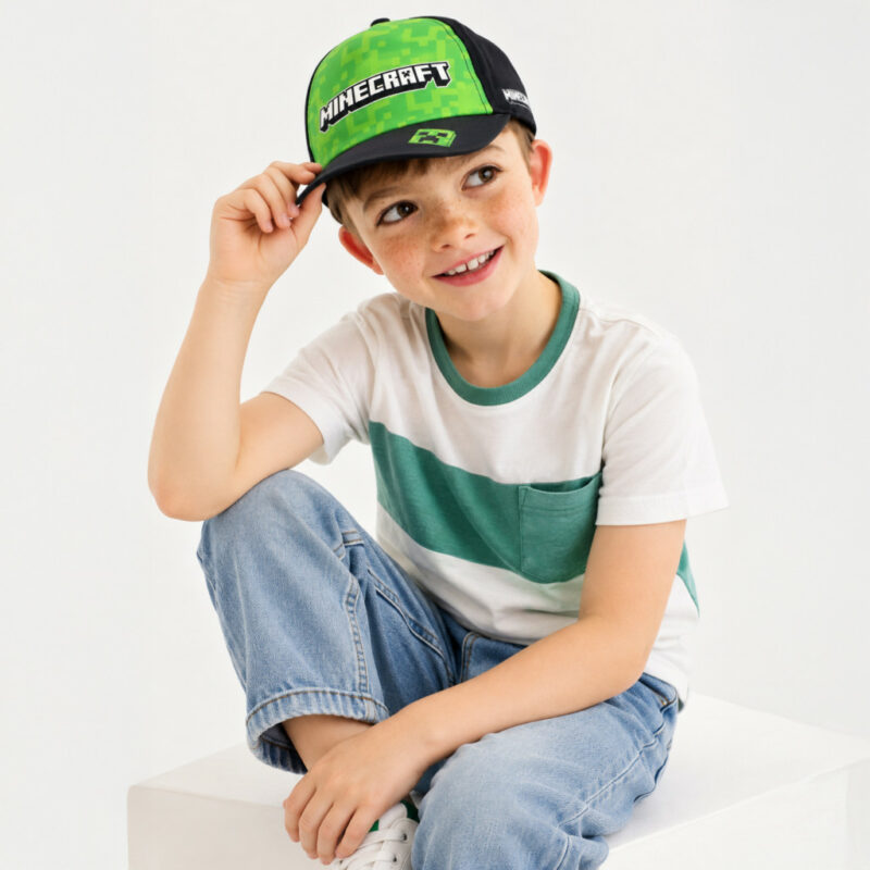 Minecraft Green Block children’s baseball cap 55 cm 5968084