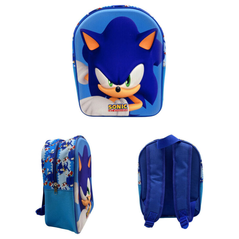 Sonic the Hedgehog Modern 3D Παιδικό Σακίδιο Πλάτης 30×24×8 cm 5902160