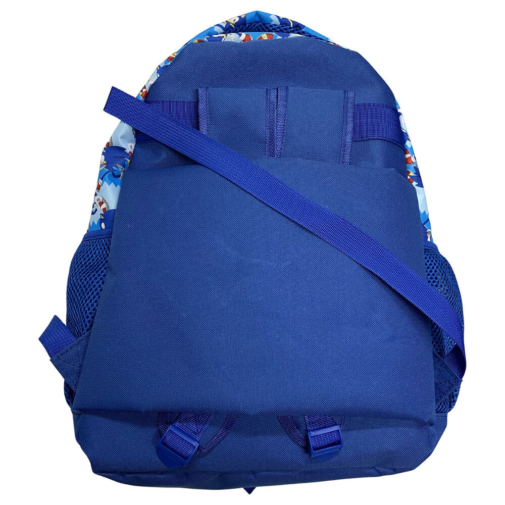 Sonic the Hedgehog Modern Σχολική Τσάντα Πλάτης με 3 Θήκες 42×32×16 cm