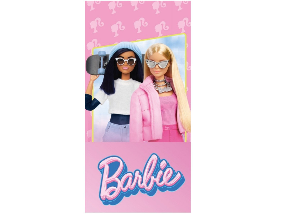 Barbie Street Style Πετσέτα Μπάνιου & Θαλάσσης (Fast Dry) 100% microfiber 70×140 cm