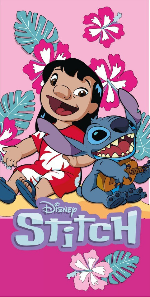 Disney Lilo & Stitch Ukulele Time Πετσέτα Μπάνιου & Θαλάσσης (Fast Dry) 100% microfiber 70×140 cm 5898222