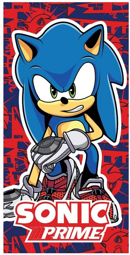 Sonic the Hedgehog Velocity Mode Πετσέτα Μπάνιου & Θαλάσσης (Fast Dry) 100% microfiber 70×140 cm 5894213