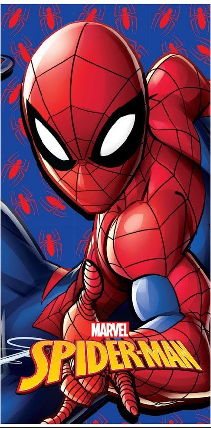 Spiderman Web Strike Πετσέτα Μπάνιου & Θαλάσσης (Fast Dry) 100% microfiber 70×140 cm 5898331