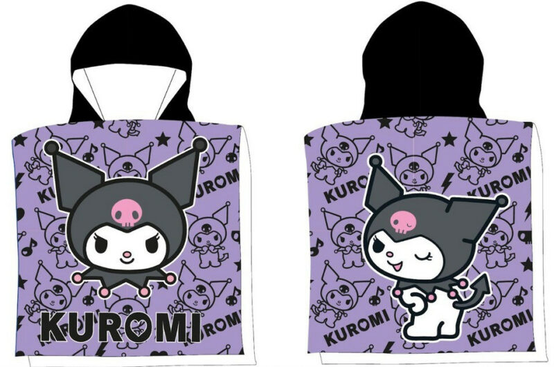 Hello Kitty Kuromi Chaos Πετσέτα θαλάσσης πόντσο 50×100 cm (Fast Dry) 5894239