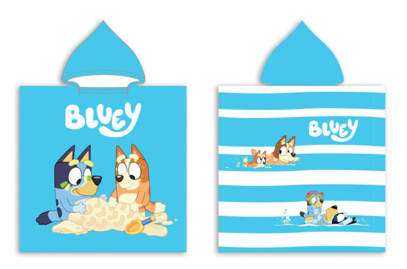 Bluey Sandy Fun Πετσέτα θαλάσσης πόντσο 50×100 cm (Fast Dry) 5894235