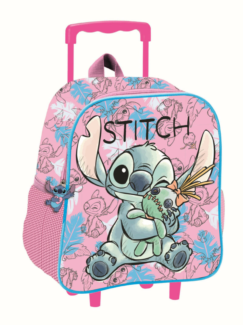 Disney Lilo & Stitch Doll trolley kindergarten Παιδικό Σακίδιο Πλάτης Τρόλεϊ Νηπιαγωγείου με 1 Θήκη 32×26×11 cm 5900774