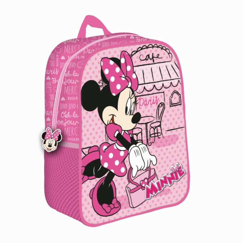 Disney Minnie Paris 3D Παιδικό Σακίδιο Πλάτης με 1 Θήκη 30×24×8 cm 5900801