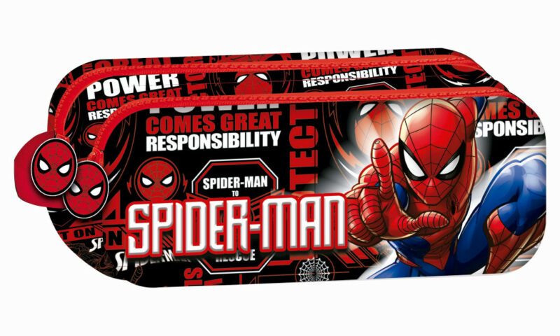 Spiderman Fight On Παιδική Κασετίνα με 2 Θήκες 23×10×6 cm 5900638