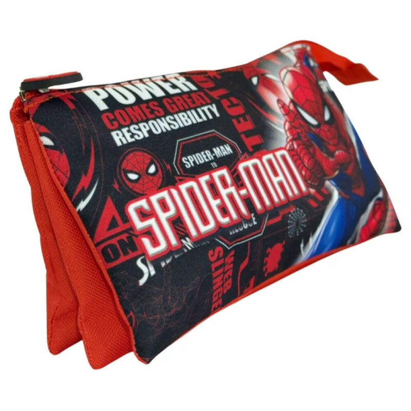 Spiderman Fight On Παιδική Κασετίνα με 3 Θήκες 22×14×3 5900640