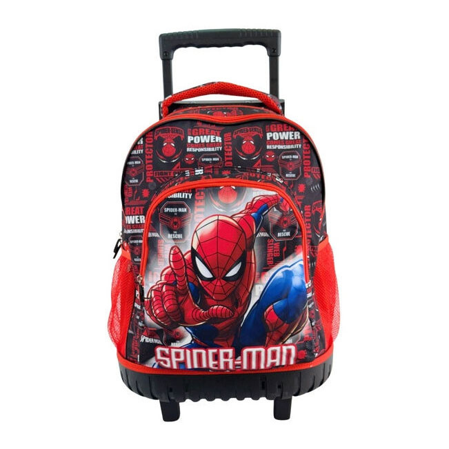 Spiderman Fight On premium trolley Premium Σχολική Τσάντα Πλάτης Τρόλεϊ με 3 Θήκες 44×33×22 cm 5900703
