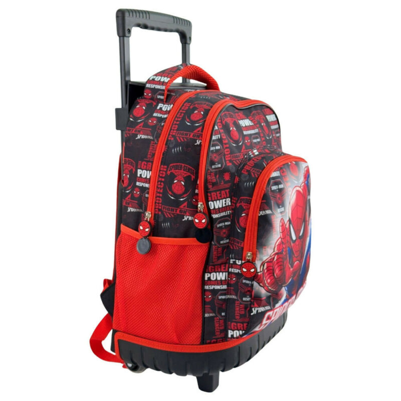 Spiderman Fight On premium trolley Premium Σχολική Τσάντα Πλάτης Τρόλεϊ με 3 Θήκες 44×33×22 cm 5900704