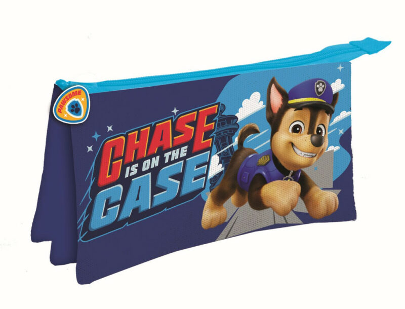 Paw Patrol Chase is on the Case Παιδική Κασετίνα με 3 Θήκες 22×14×3 5900628