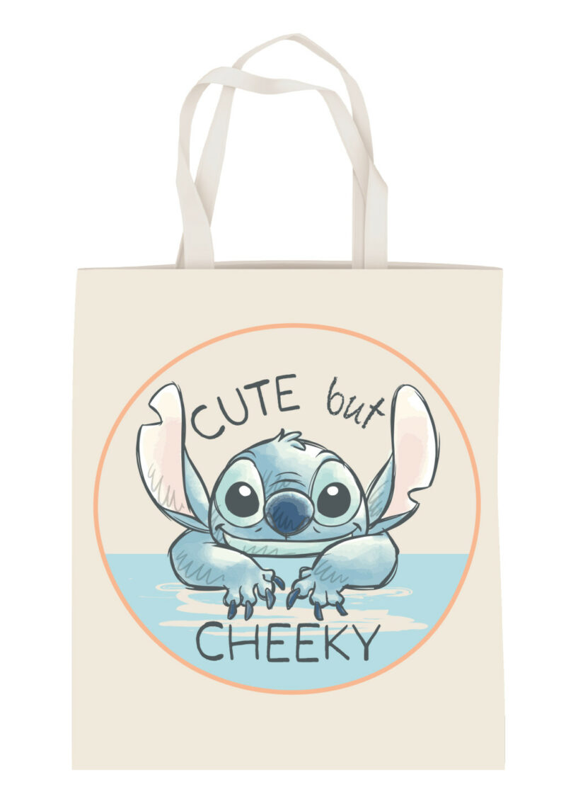Disney Lilo & Stitch Cheeky Υφασμάτινη Τσάντα Αγορών 38×44 cm 5901004