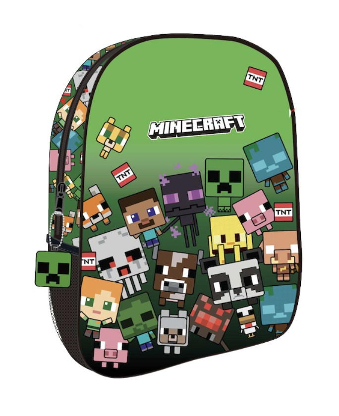Minecraft Characters Παιδικό Σακίδιο Πλάτης με 1 Θήκη 30×24×8 cm 5968176