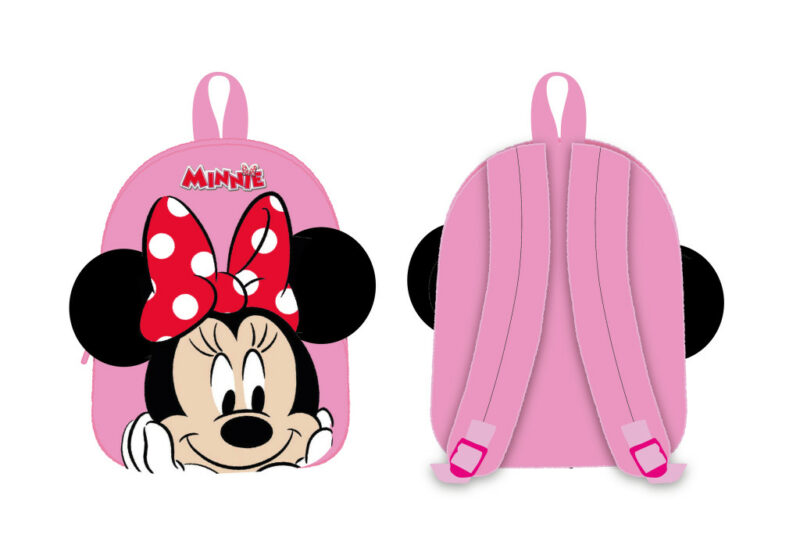 Disney Minnie Smile Λούτρινο 3D Παιδικό Σακίδιο Πλάτης 30×24×8 cm 5900817