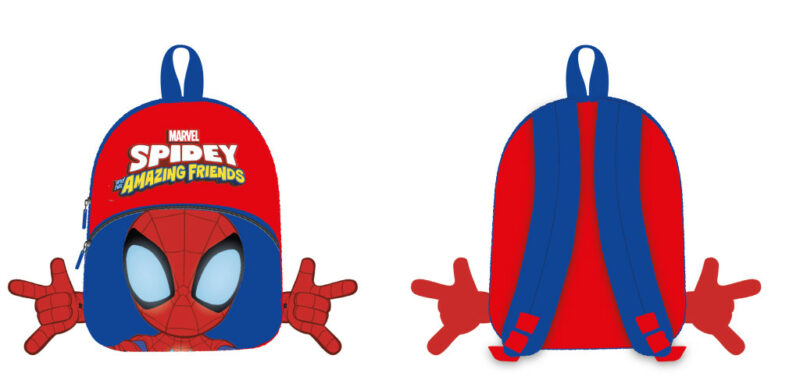 Spiderman Spidey Λούτρινο 3D Παιδικό Σακίδιο Πλάτης 30×24×8 cm 5900883