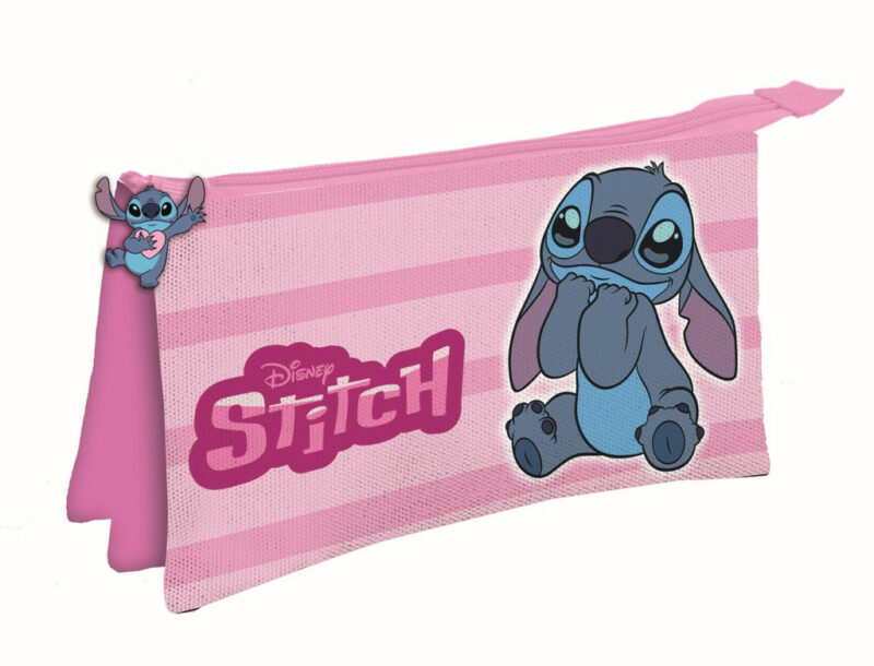 Disney Lilo & Stitch Lovely Παιδική Κασετίνα με 3 Θήκες 22×14 cm 5900599