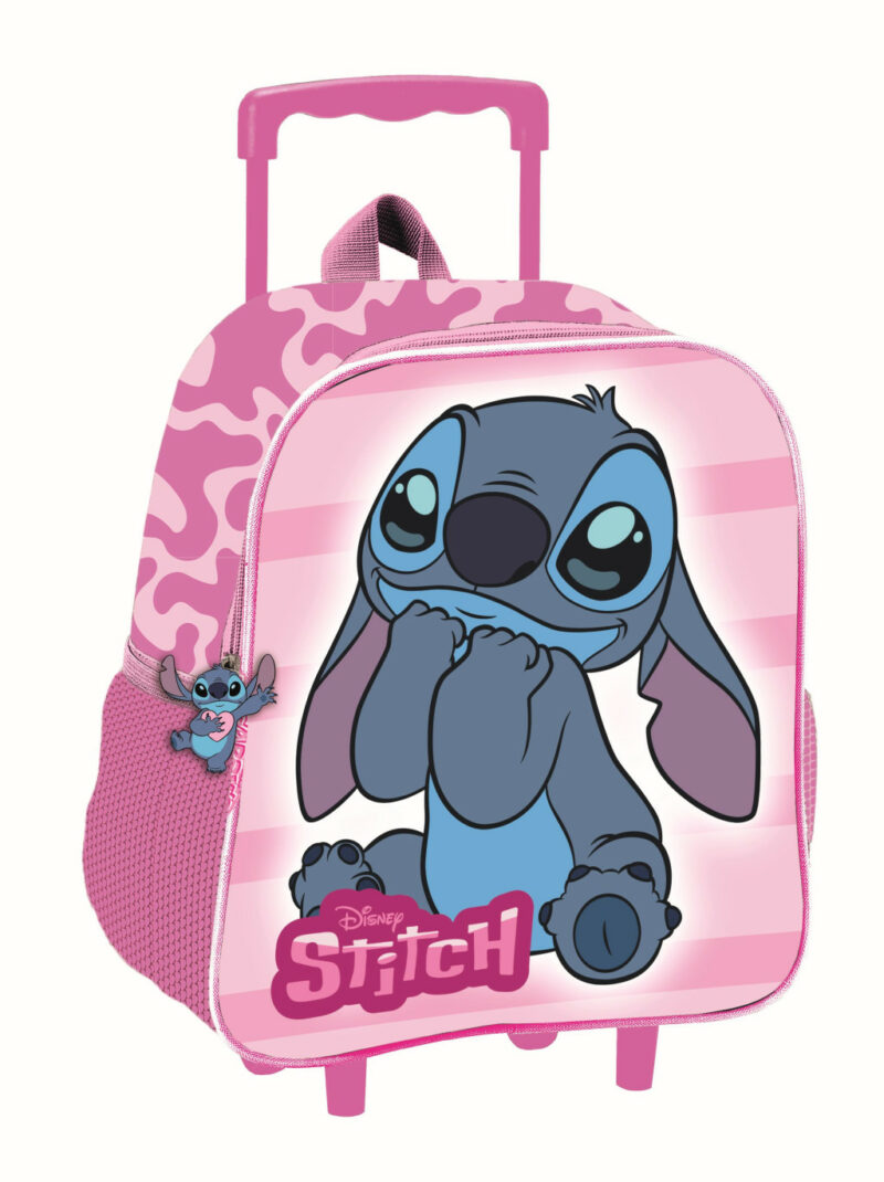 Disney Lilo & Stitch Lovely rolling kindergarten Παιδικό Σακίδιο Πλάτης Τρόλεϊ Νηπιαγωγείου με 1 Θήκη 32×26×11 cm 5900783