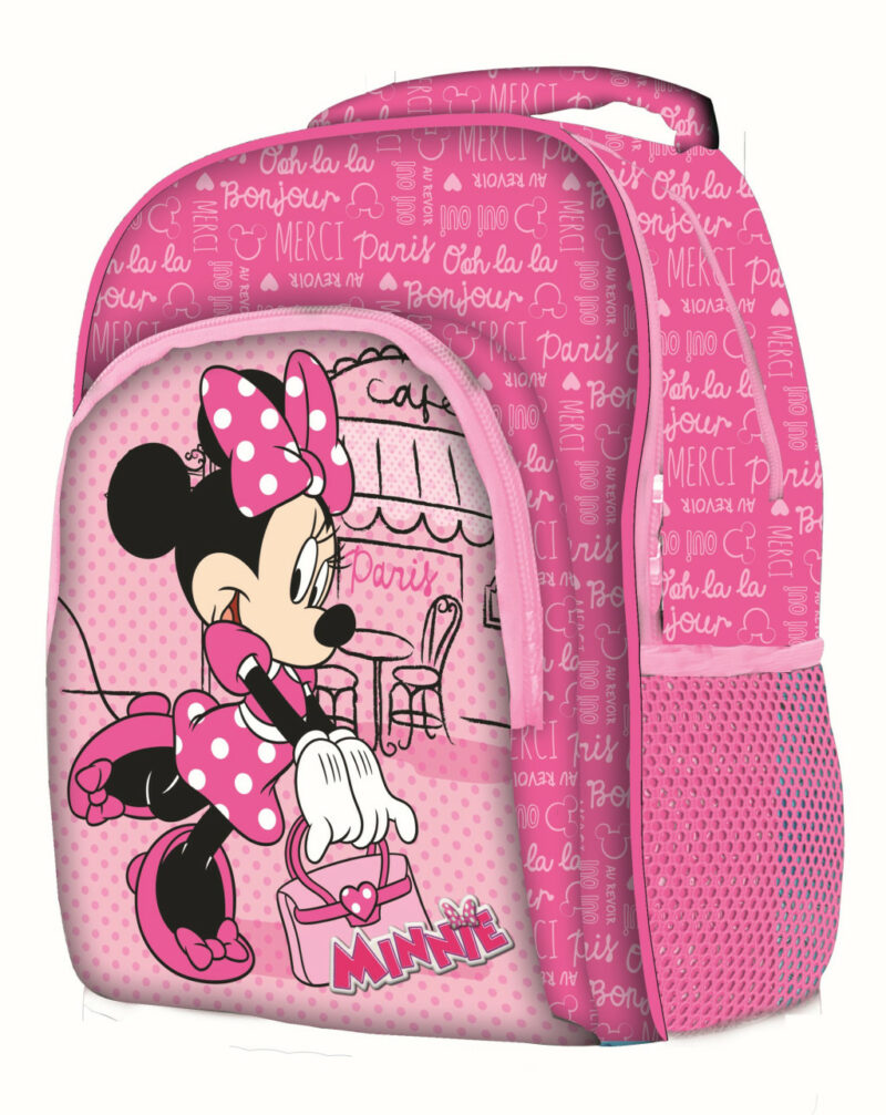 Disney Minnie Paris Σχολική Τσάντα Πλάτης με 3 Θήκες 42×32×16 cm 5900691