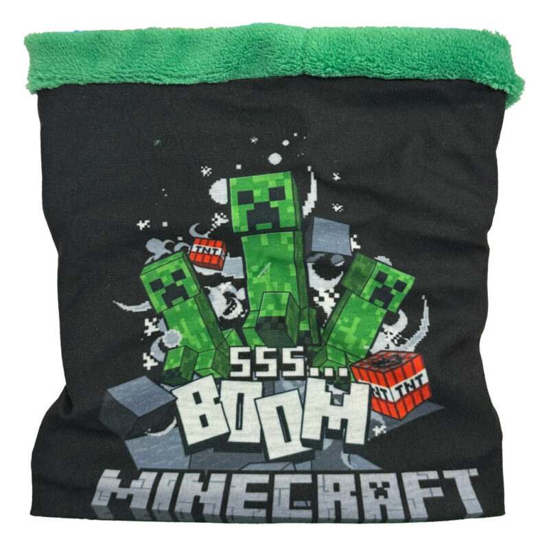 Minecraft Boom sherpa kids snood scarf 5968216