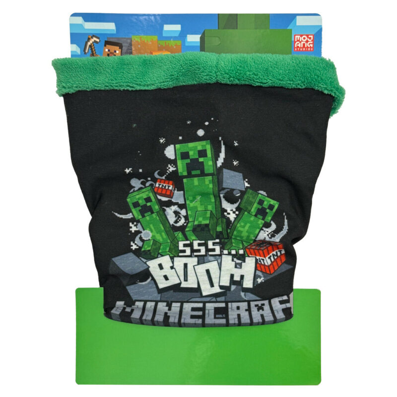 Minecraft Boom sherpa kids snood scarf 5968221