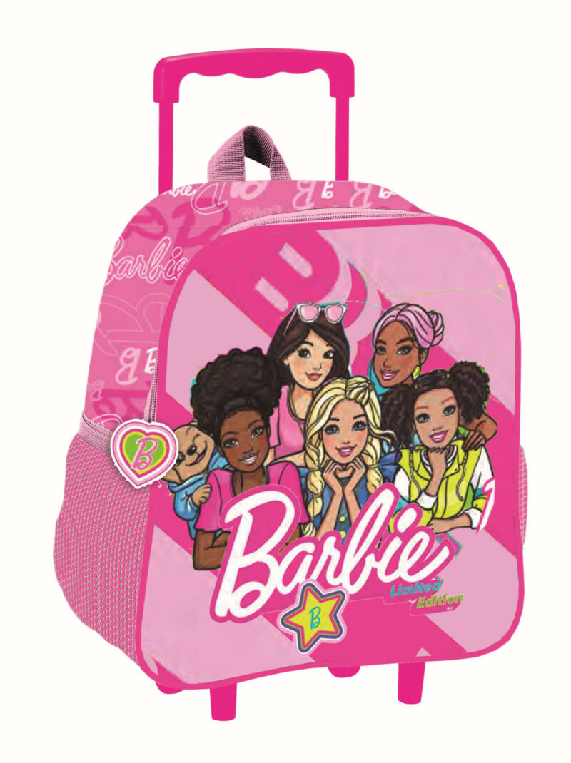 Barbie Dream Squad Παιδικό Σακίδιο Πλάτης Τρόλεϊ Νηπιαγωγείου με 1 Θήκη 32×26×11 cm 5900719